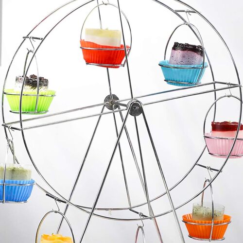 FERRY WHEEL CUPCAKE STAND - 8 CUPCAKES