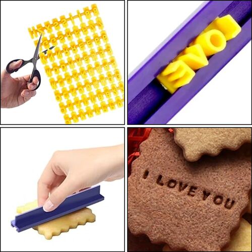 BISCUIT MARKERS - ALPHANUMERIC STAMPS