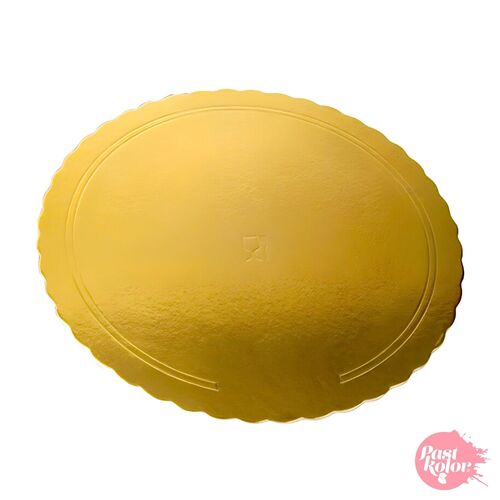 SET 10 HEIGHT ADJUSTABLE CAKE BOXES + ROUND BASES GOLD - 28 CM Ø