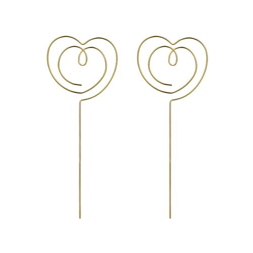 PARTYDECO TOPPER - OPEN GOLD HEART 2 U