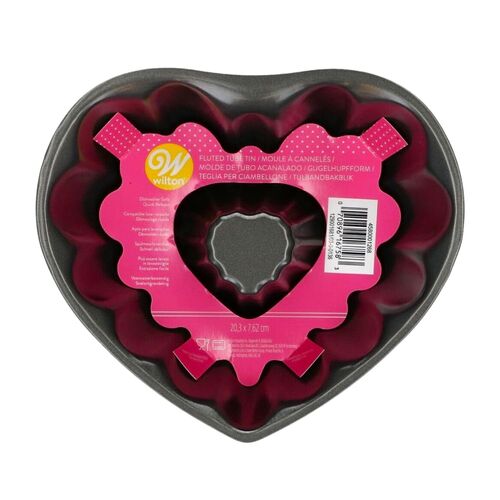 WILTON STEEL BUNDT PAN - HEART (20 CM)