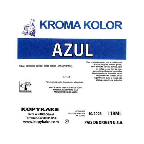 KOPYKAKE ‘KROMA KOLOR’ AIRBRUSH DYE - BLUE 118 ML