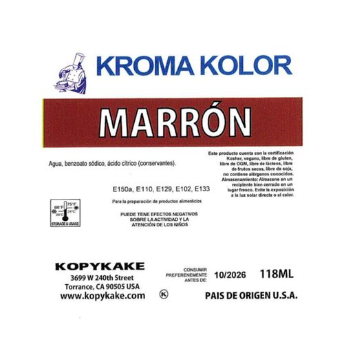 KOPYKAKE ‘KROMA KOLOR’ AIRBRUSH DYE - BROWN 118 ML