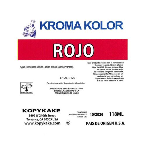 KOPYKAKE ‘KROMA KOLOR’ AIRBRUSH DYE - RED 118 ML