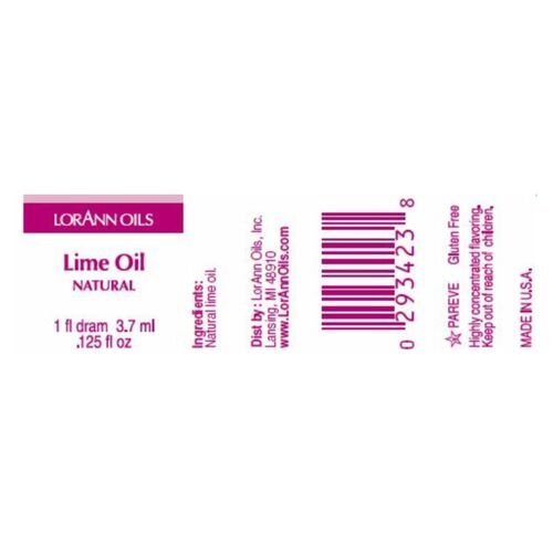 LORANN OIL FLAVOR - LIME (3,7 ML)