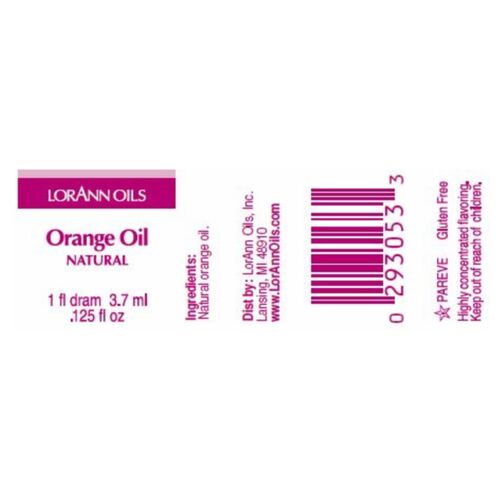 LORANN OIL FLAVOR - ORANGE (3,7 ML)