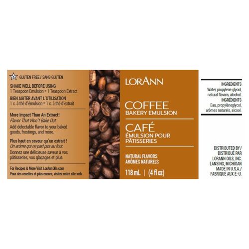 LORANN BAKERY EMULSION - COFFEE (118 ML)