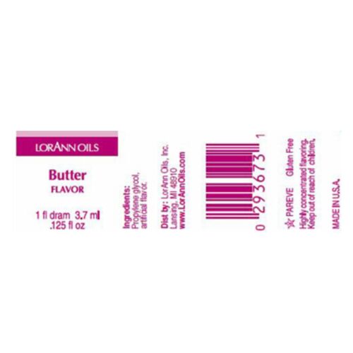 LORANN CONCENTRATED FLAVOR - BUTTER (3,7 ML)