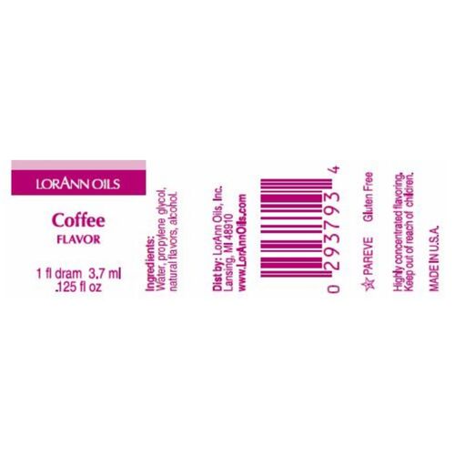 LORANN CONCENTRATED FLAVOR - COFFEE (3,7 ML)