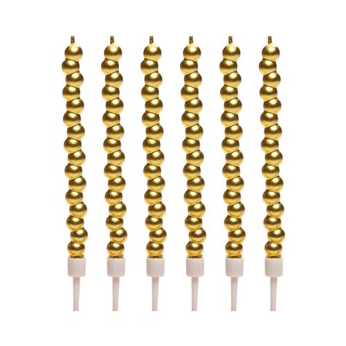 DEKORA BUBBLE BIRTHDAY CANDLES - GOLD