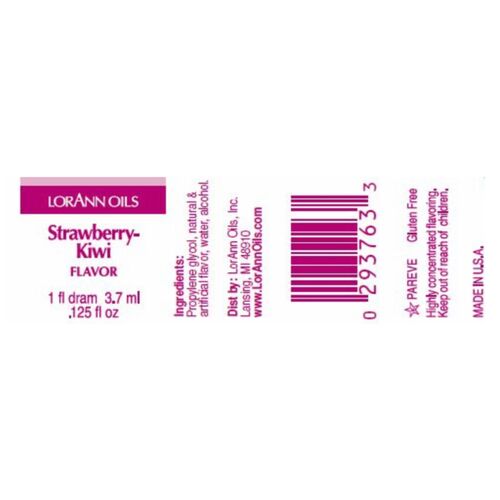 LORANN CONCENTRATED FLAVOR - STRAWBERRY KIWI (3,7 ML)