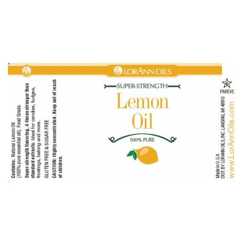 LORANN ‘SUPER-STRENGTH’ FLAVOUR - LEMON 29,5 ML