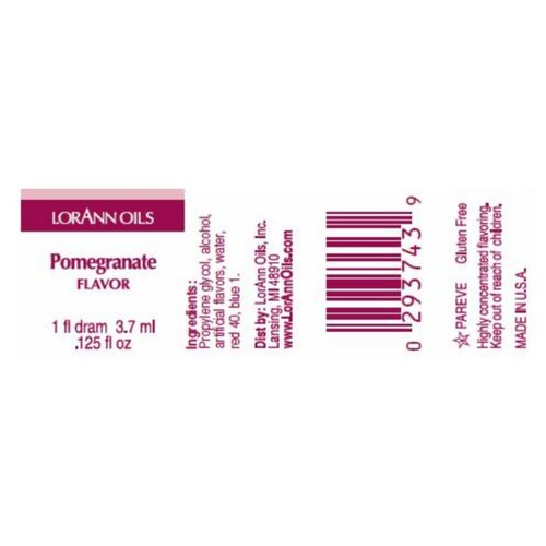 LORANN CONCENTRATED FLAVOR - POMEGRANATE (3,7 ML)