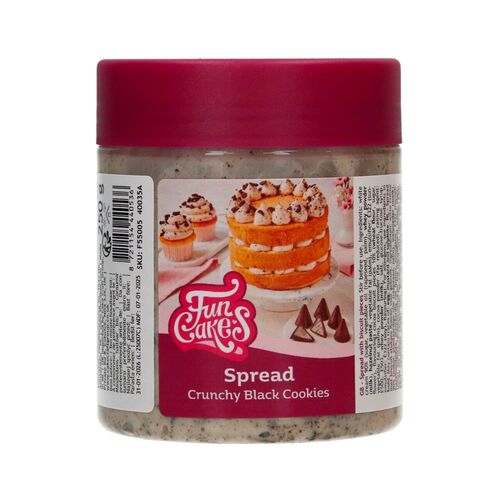 FUNCAKES SPREAD -CRUNCHY BLACK COOKIES 250 G