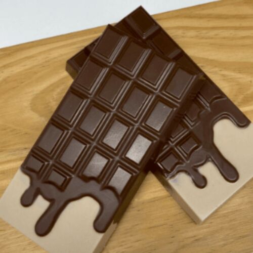 BWB CHOCOLATE MOULD - MELTED CHOCOLATE BARS (2 CAVITIES)