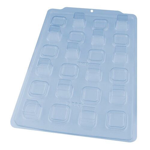 BWB CHOCOLATE MOULD - MINI SQUARE BOX (24 CAVITIES)