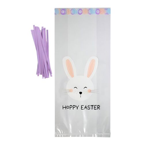 WILTON CANDY BAGS - "HOPPY EASTER" (20 U)