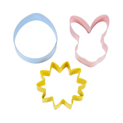 WILTON COOKIE CUTTER SET - FLOWER / BUNNY / EASTER EGG