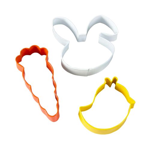 WILTON COOKIE CUTTER SET - CARROT / BUNNY / CHICK