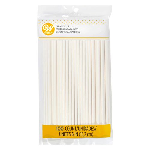 100 WILTON LOLLIPOP STICKS - 15 CM