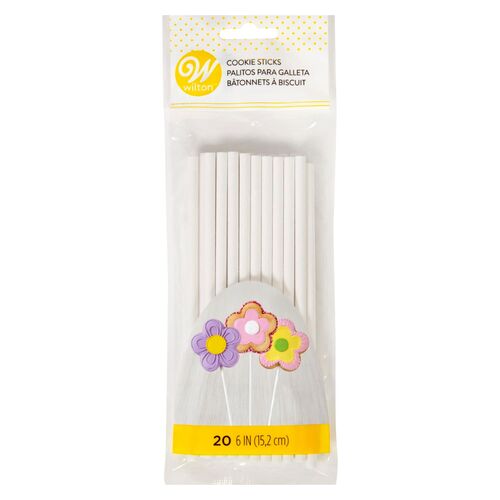 25 WILTON LOLLIPOP STICKS - 15 CM