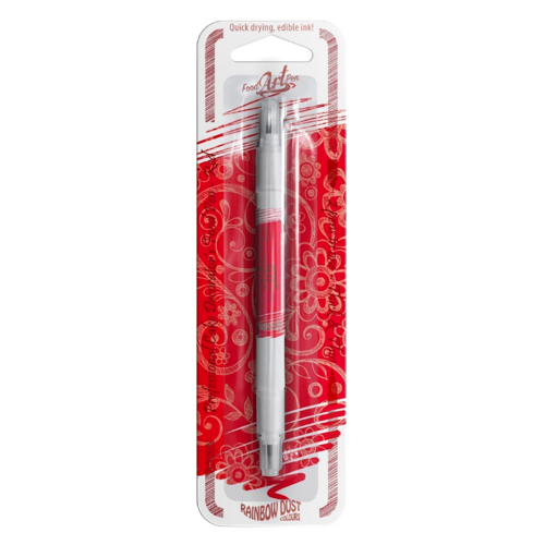 [BBD] RAINBOW DUST DOUBLE-ENDED FELT-TIP PEN - RED